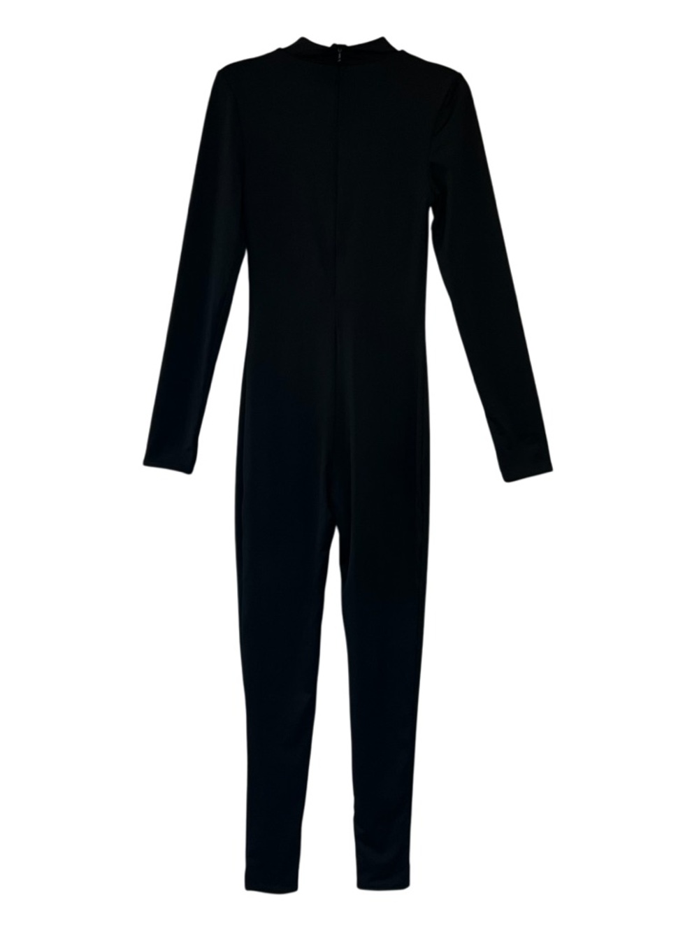 Oh Polly Musa Black Long Sleeve Unitard Jumpsuit Bodycon US 2 - Picture 5 of 12